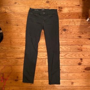 Loft Dark Green Skinny Jeans